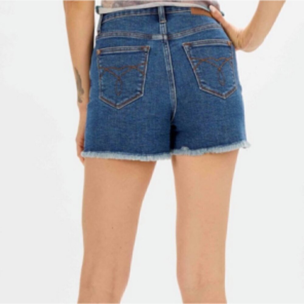 New NWT Judy Blue Plus Size High Rise Denim Shorts Style# JB150176 1XL - Picture 2 of 6